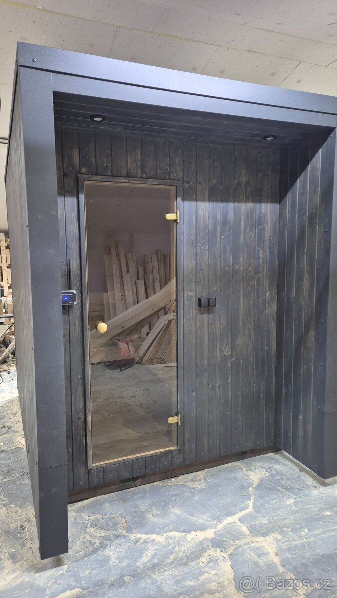 Sauna 200x280cm s předsíní pro 6-8 osob - 17