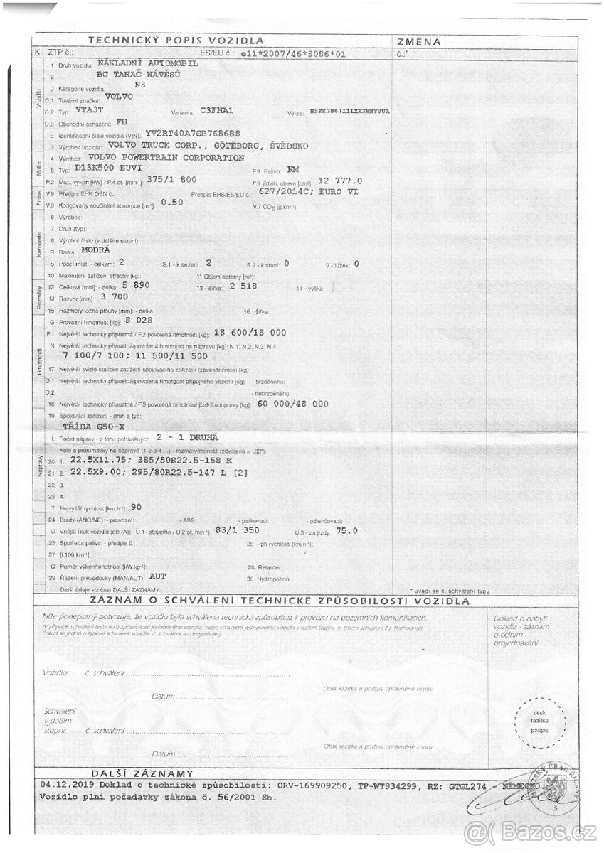 VOLVO FH 500 4X2 LOW DECK EURO 6 - 17