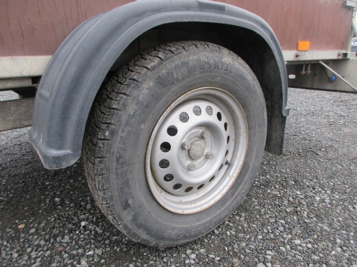 Bazarový přívěs VA 750kg 2,52x1,27/0,30 RE POČ - 17