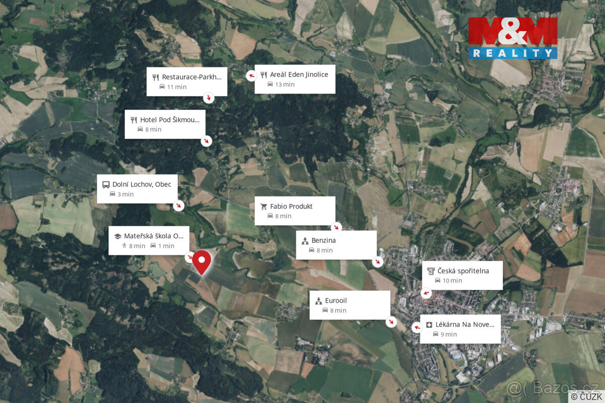 Prodej pozemku k bydlení, 1204 m², Ostružno - 17