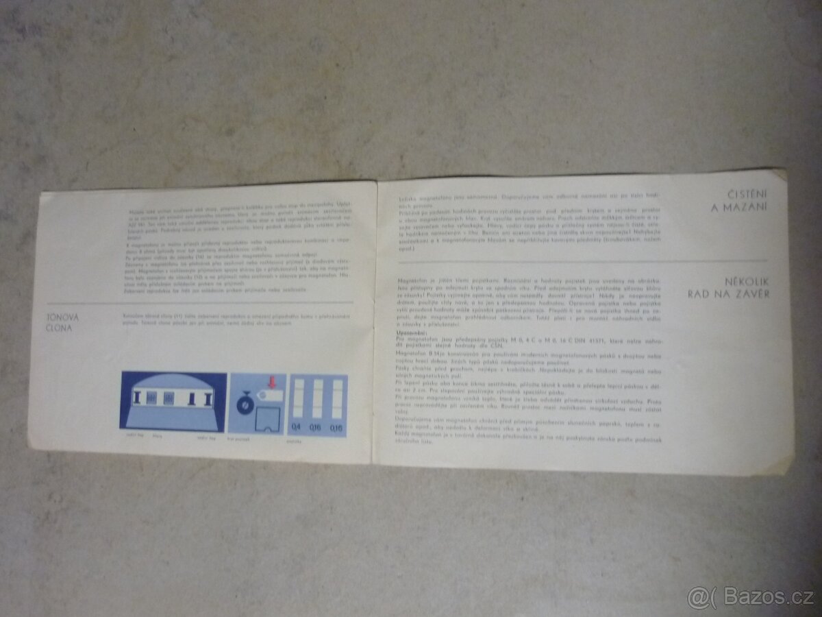 NÁVODY,TECH.PLÁNY STABILZDROJE TESLA BS-525/GRAMOF.TESLA B54 - 17