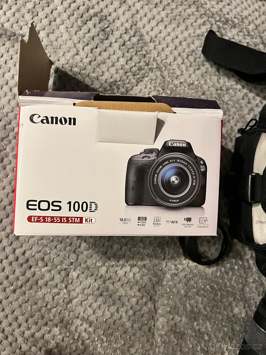 Canon EOS 100D + 2 objektivy tašky - 17