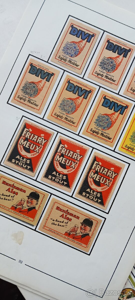 Zápalkové nálepky - sbirka - 17