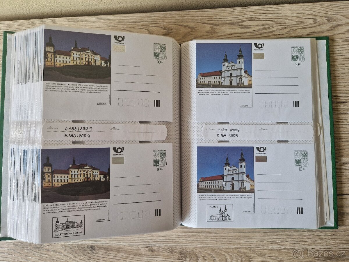 Dopisnice ČR v zásobníku. - 17