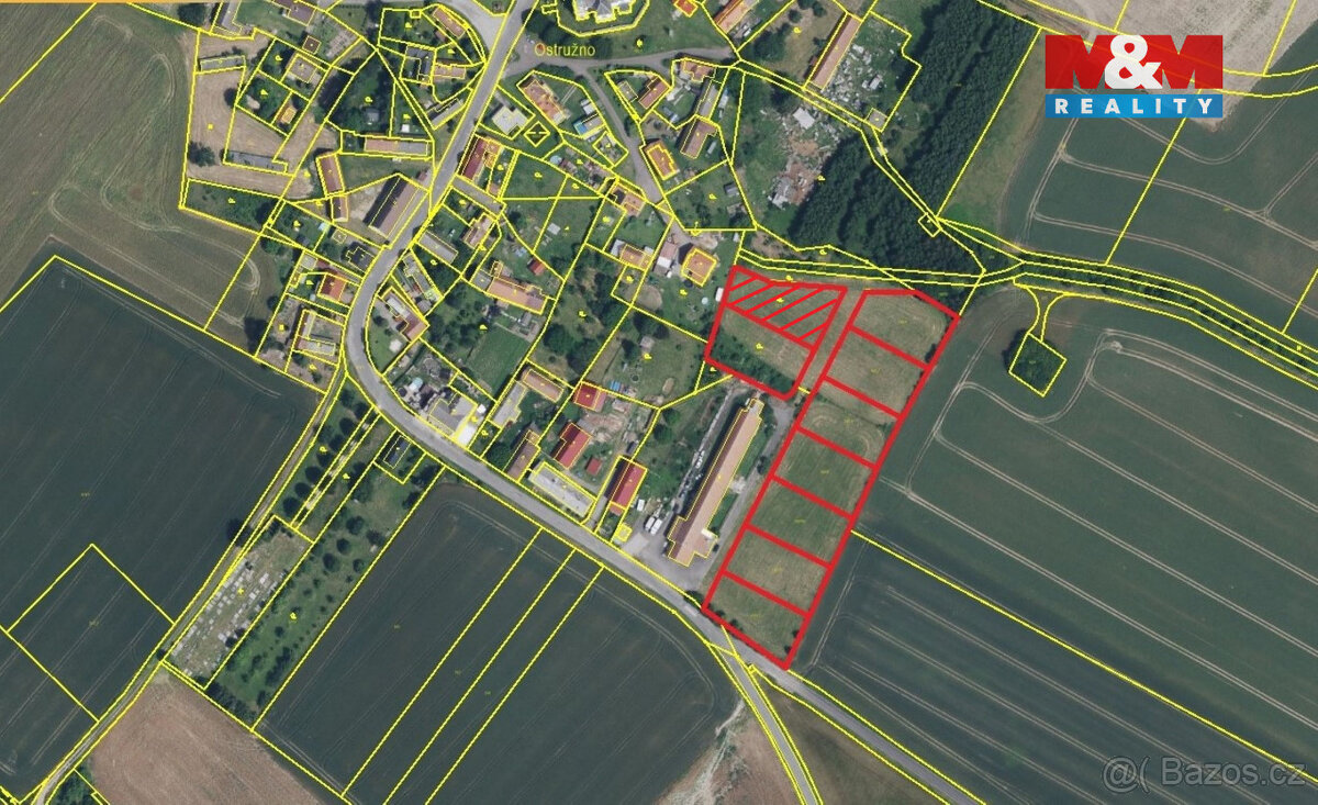 Prodej pozemku k bydlení, 1211 m², Ostružno - 17