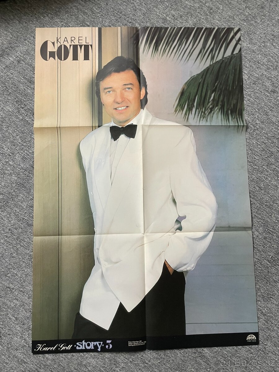 4x LP desky Karel Gott, 1x SP + originální plakát - 17