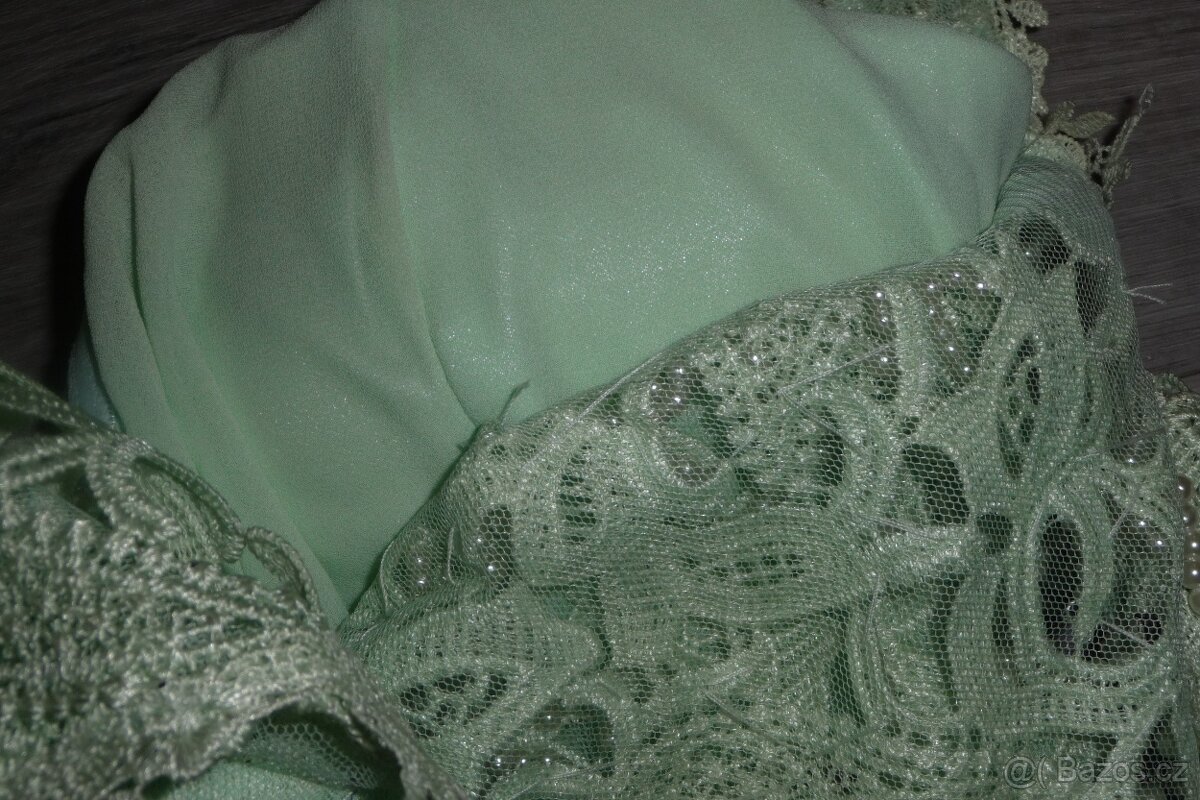 plesové společenské šaty vel. M - 17