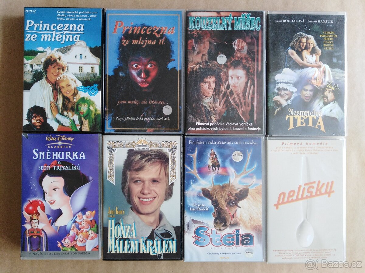 VHS KAZETY original mix - 1 kus = 80Kč - 17