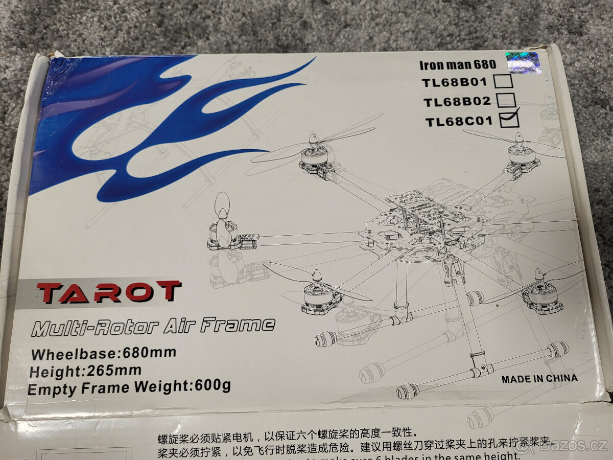 Dron Hexacopter Tarot Iron Man 680 multirotor, DJI, Taranis - 17