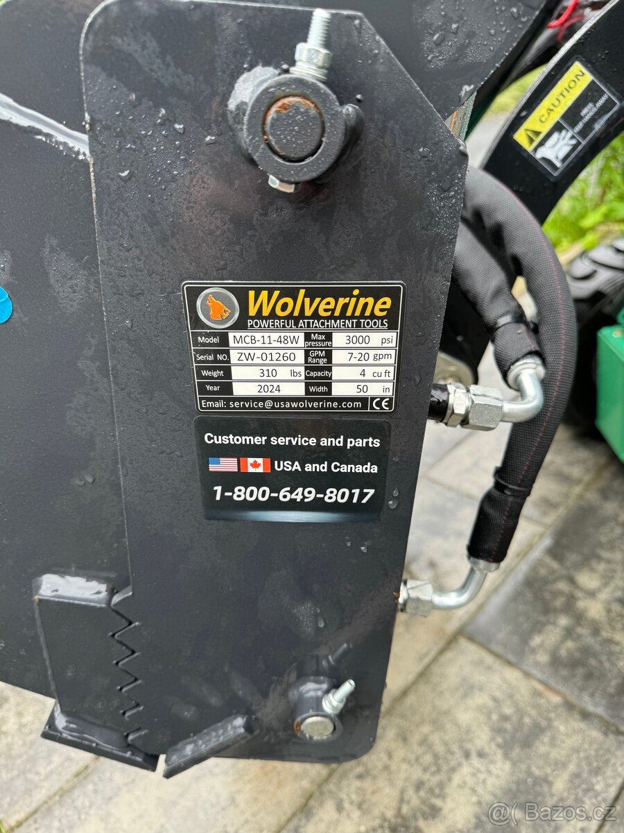 Klapačka, lžíce pro mininakladač, profi Wolverine - 17