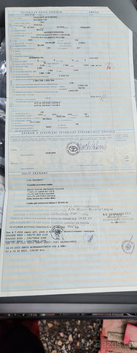 Toyota Hilux 2,5 D4D 106Kw r.v. 2011 - 17