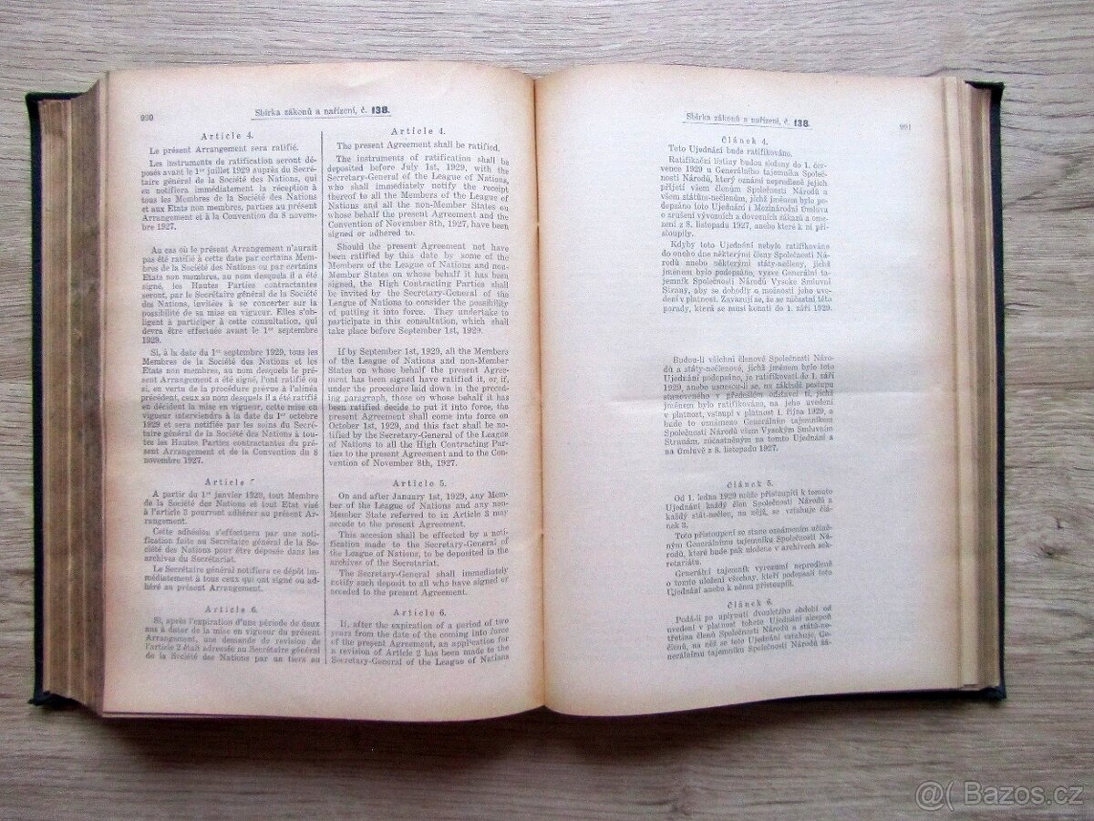 Sbírka zákonů a nařízení 1929 – prodej sbírky starých knih. - 17