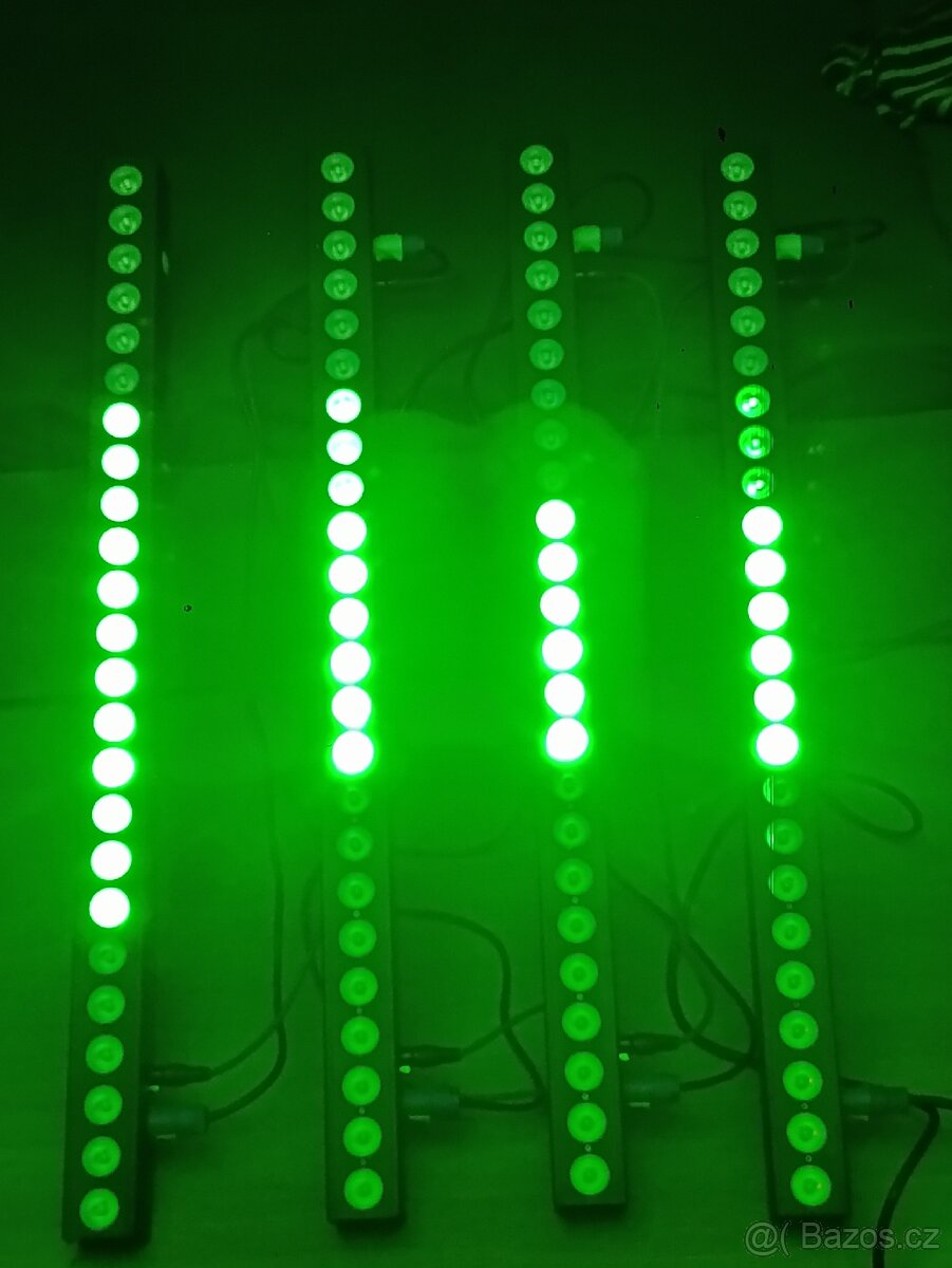 Novinka...4 ks 24x12 Wat RGBW +dálk.ovl - 17
