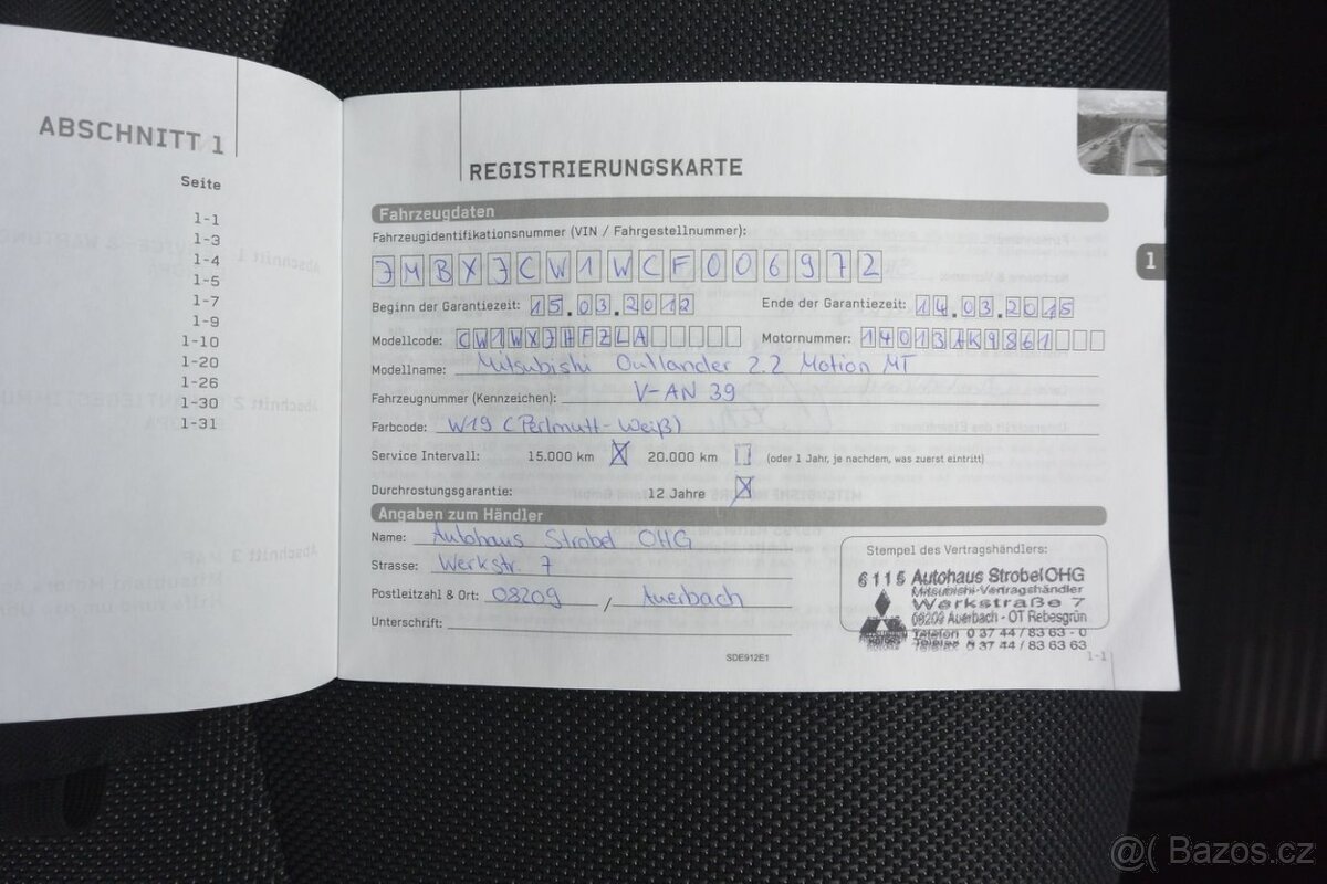 PRODÁM Mitsubishi Outlander 2.2 DI-D 4x4 - 17