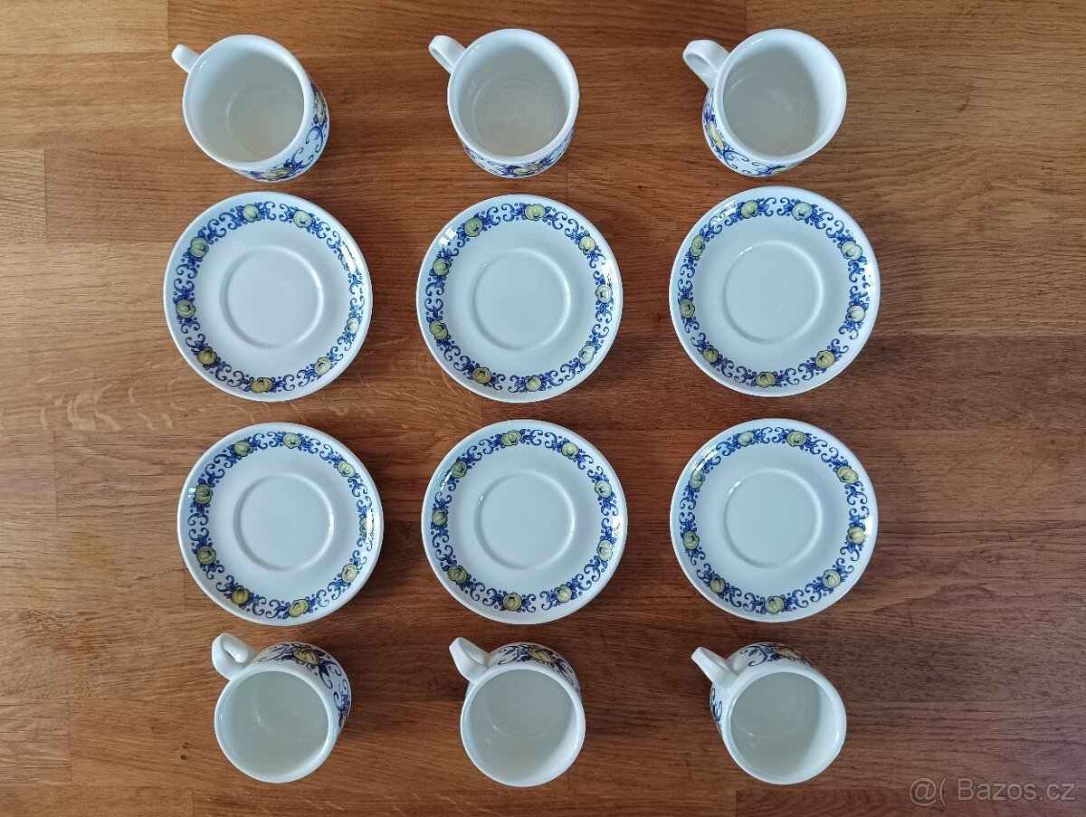 VINTAGE KÁVOVÝ SERVIS VILLEROY A BOCH LUCEMBURSKO - 17