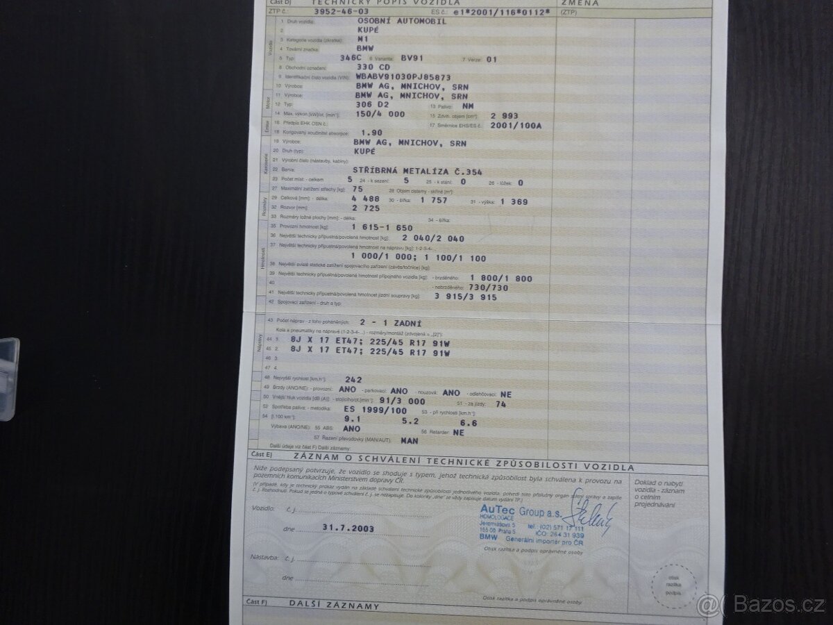 BMW 330 CD r.v.2005 (150 kw) 1.Majitel - 17