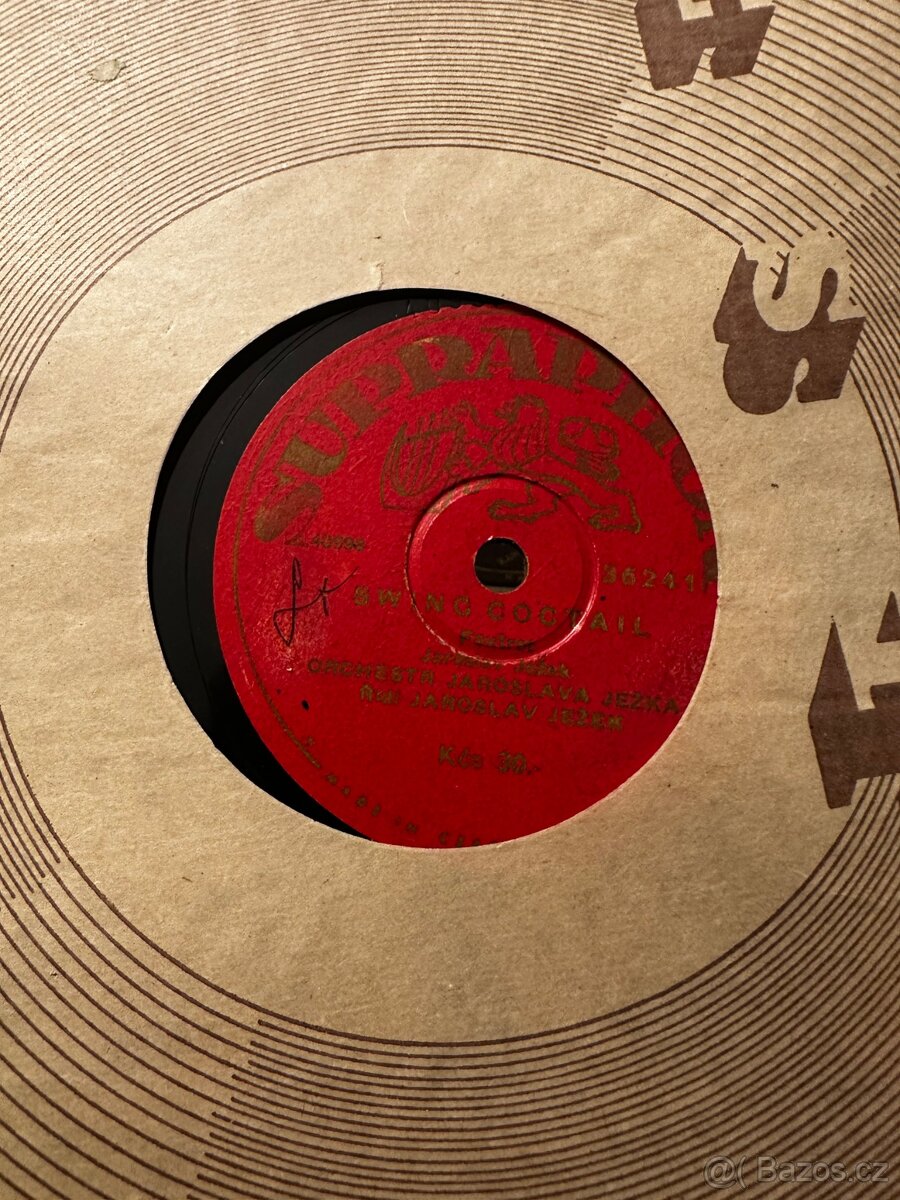 Staré šelakové gamofonové desky - 71 ks - 17