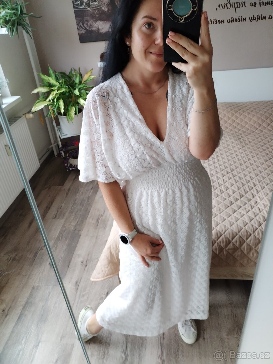 Romantické krajkované šaty XS - L - 17