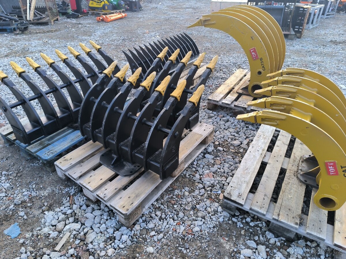 Hrábě na bagry 3-15t - 17