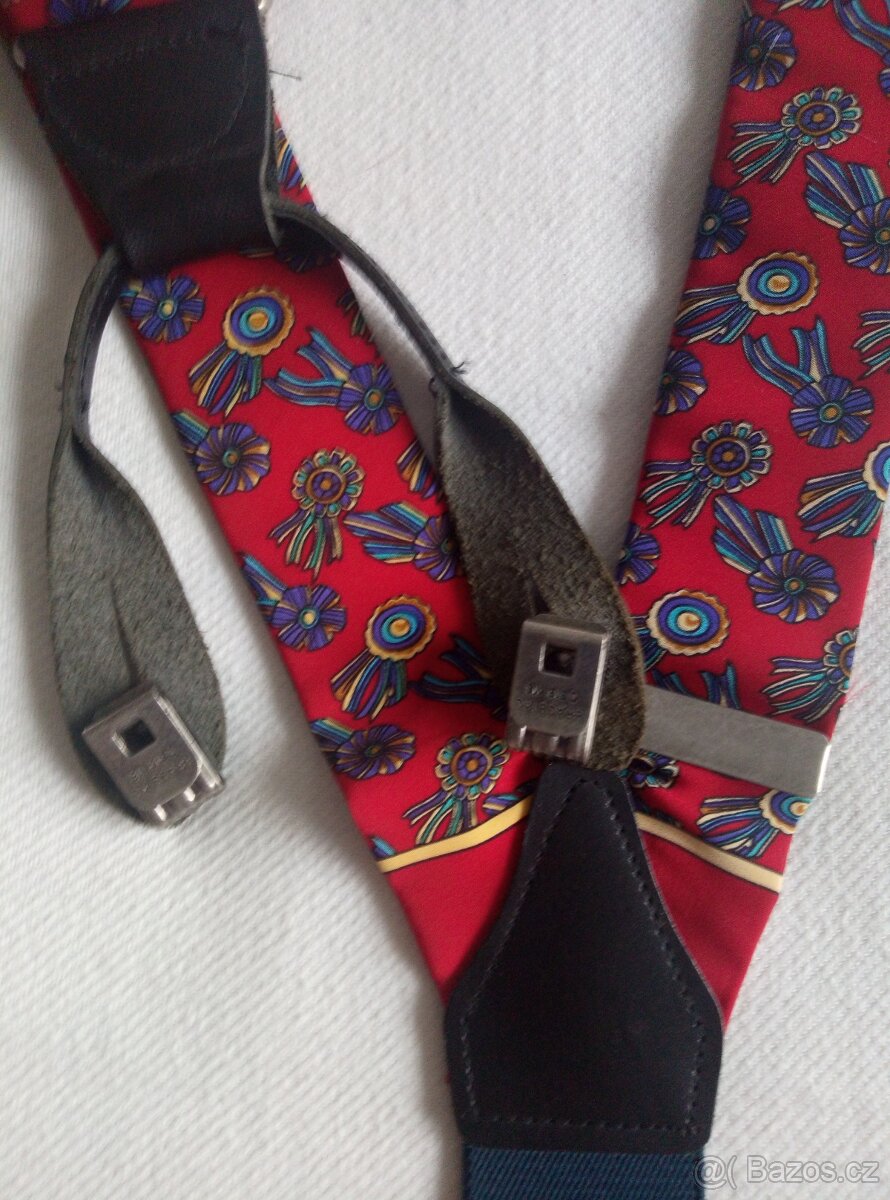 Pánská šála 2 kusy, Luxusní šle, Čepice STREET 95 - 17