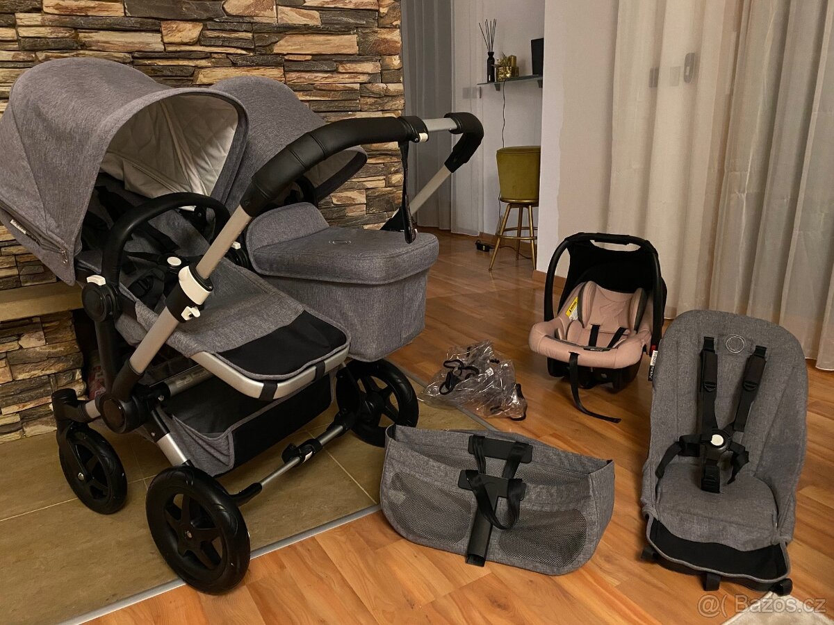 Bugaboo Donkey 2 classic grey + autosedačka - 17