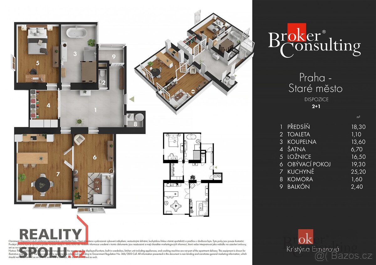 Prodej, byty/2+1, 105 m2, Elišky Krásnohorské, Staré Město, - 17