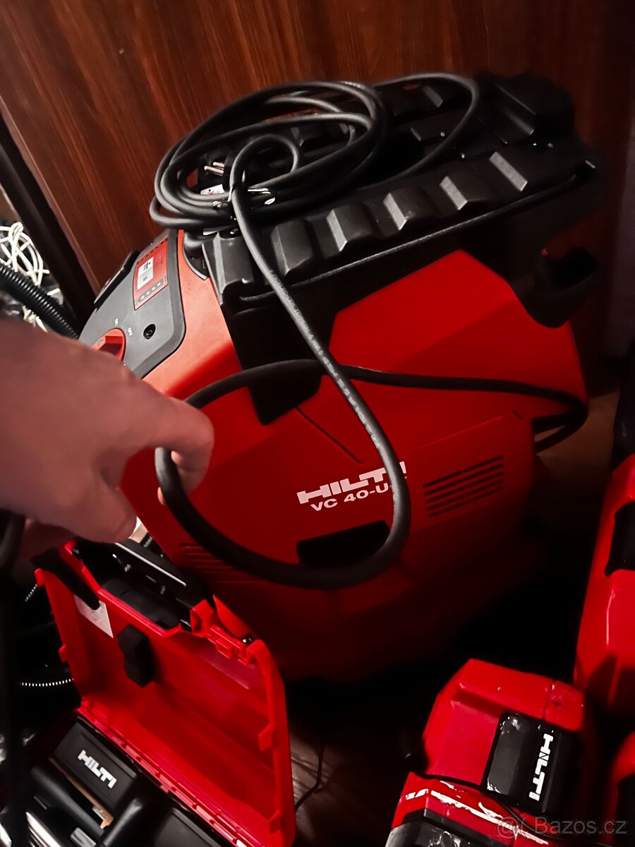 Hilti vc 40 u-y nový aku elektrický stavební vysavač - 17