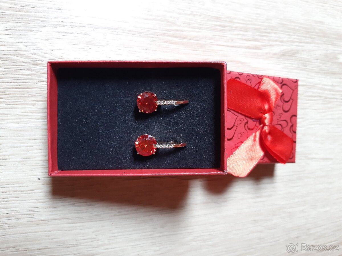 Luxusní pozlacené náušnice - 17