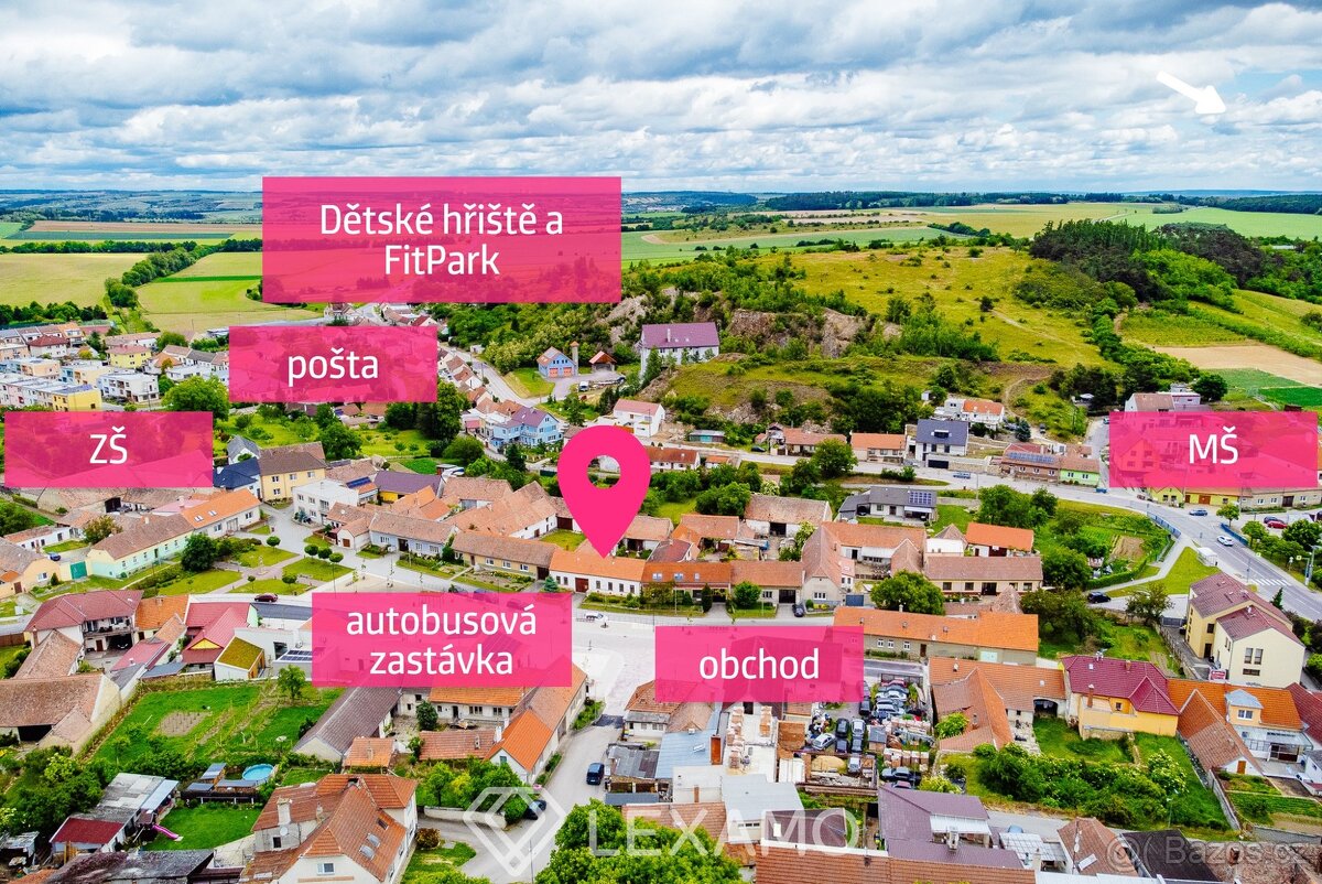 Prodej rodinného domu s pozemkem a stodolou: Únanov u Znojma - 17