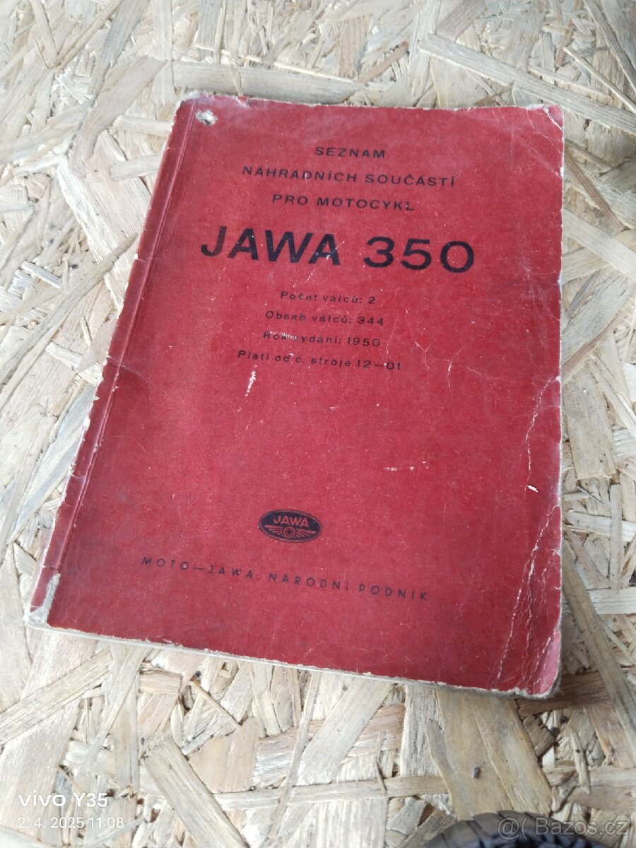 Jawa 350 pérák, Ogar 350 - díly motoru - 17