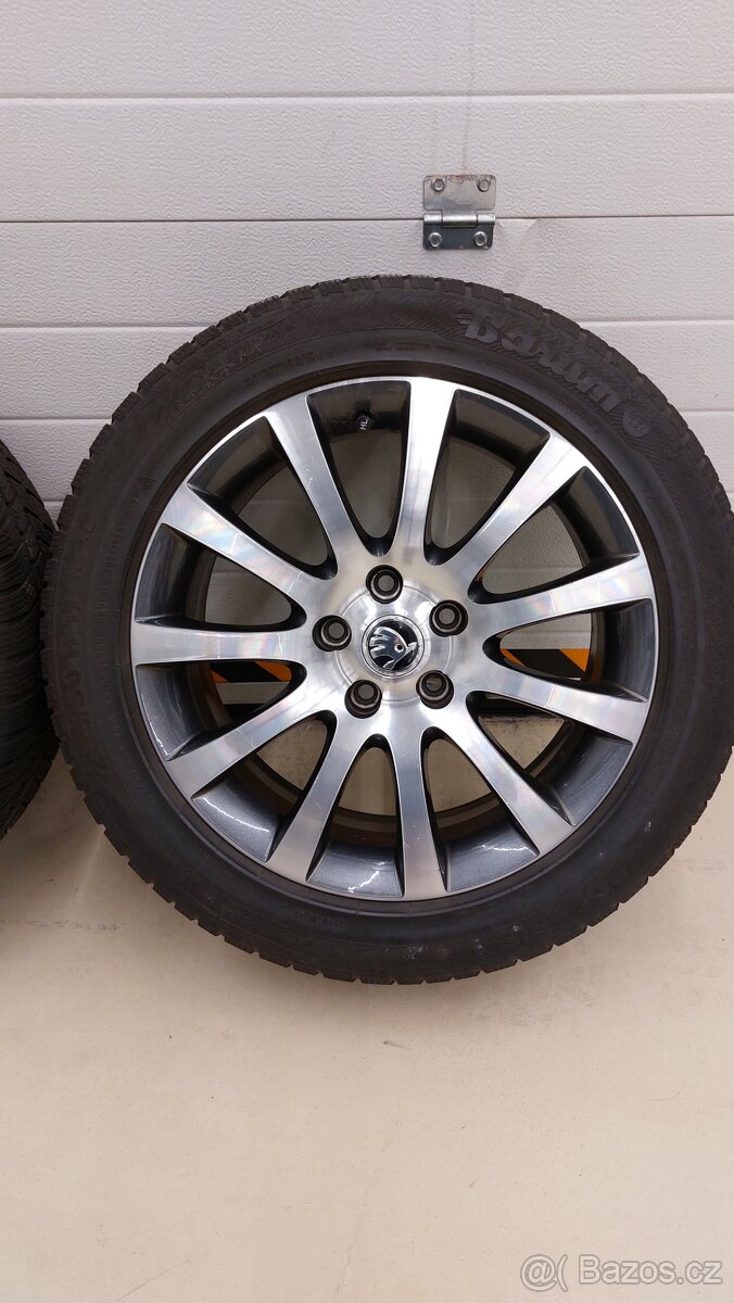 Alu kola Škoda R17 5X112 ZIMNÍ PNEU 225/50 R17 ANNAPURNA - 17