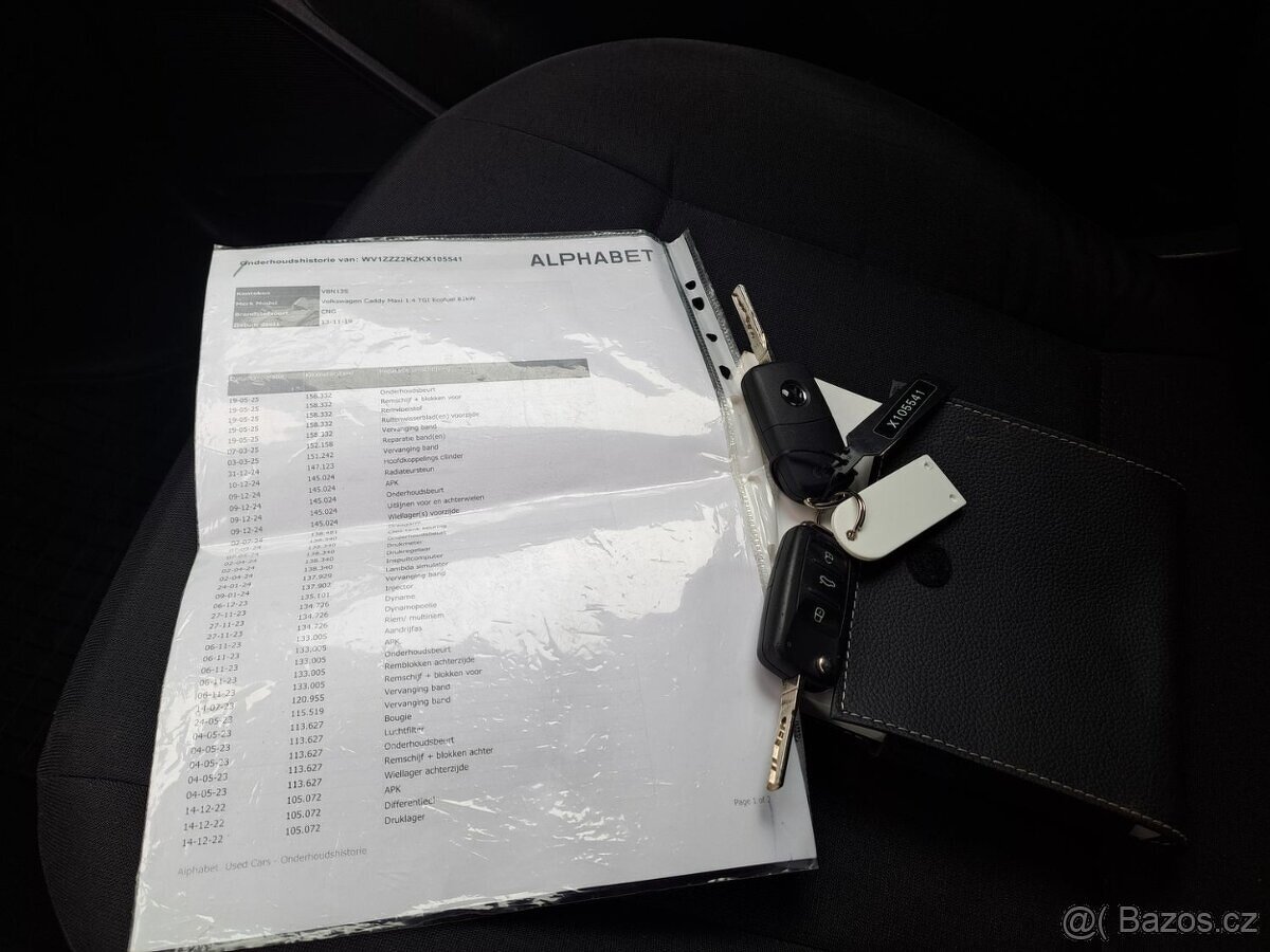 Volkswagen Caddy 1.4 TGI Maxi 81kW, ZÁRUKA - 17