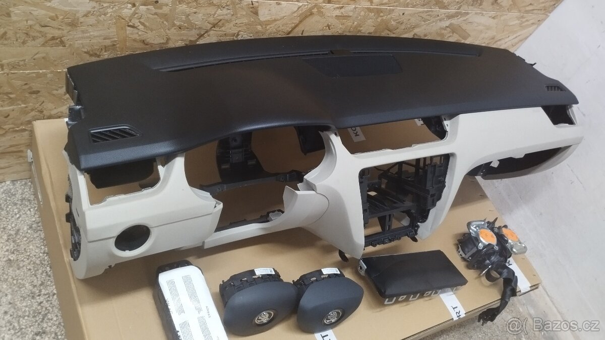Airbagová sada Škoda Octavia 3 béžová s originální palubkou - 17