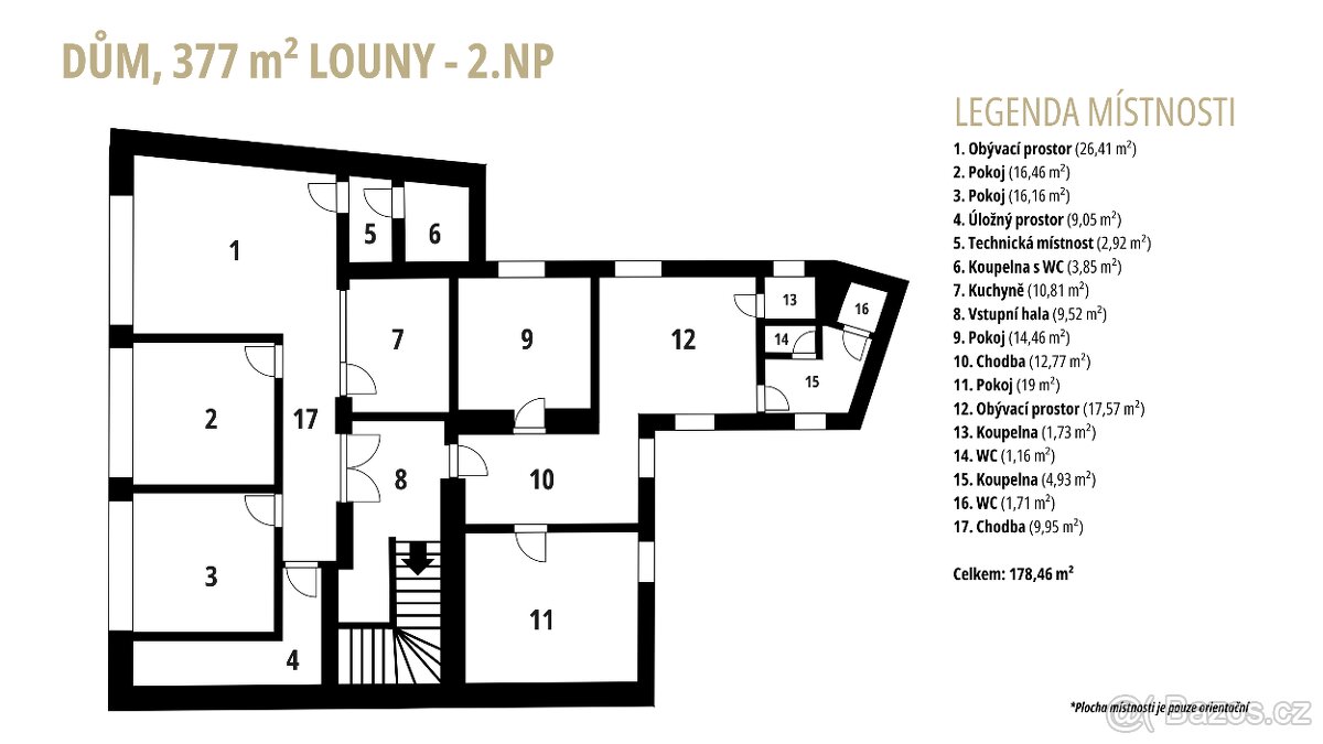 Prodej domu v centru Loun - 17