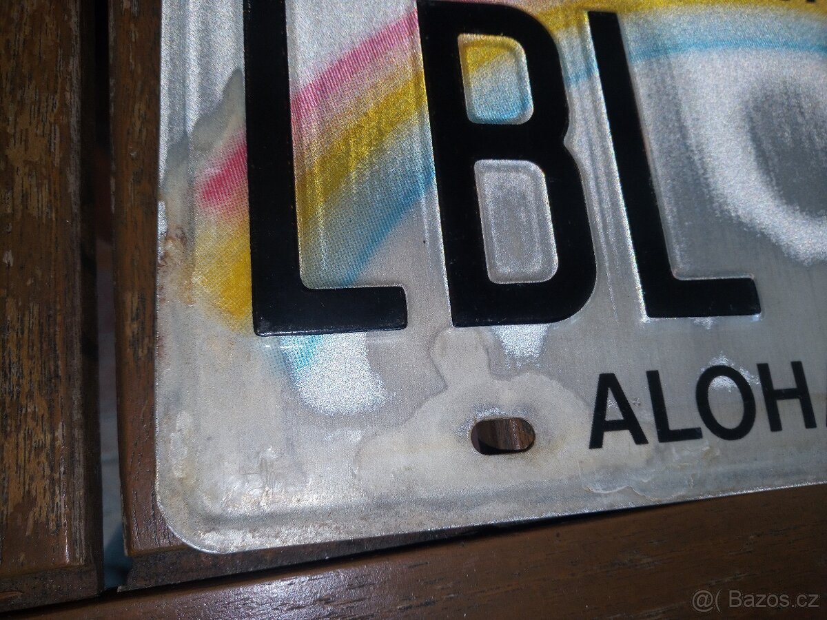 PRODÁM USA REGISTRAČNÍ ZNAČKY PĚKNÁ DEKORACE - 17