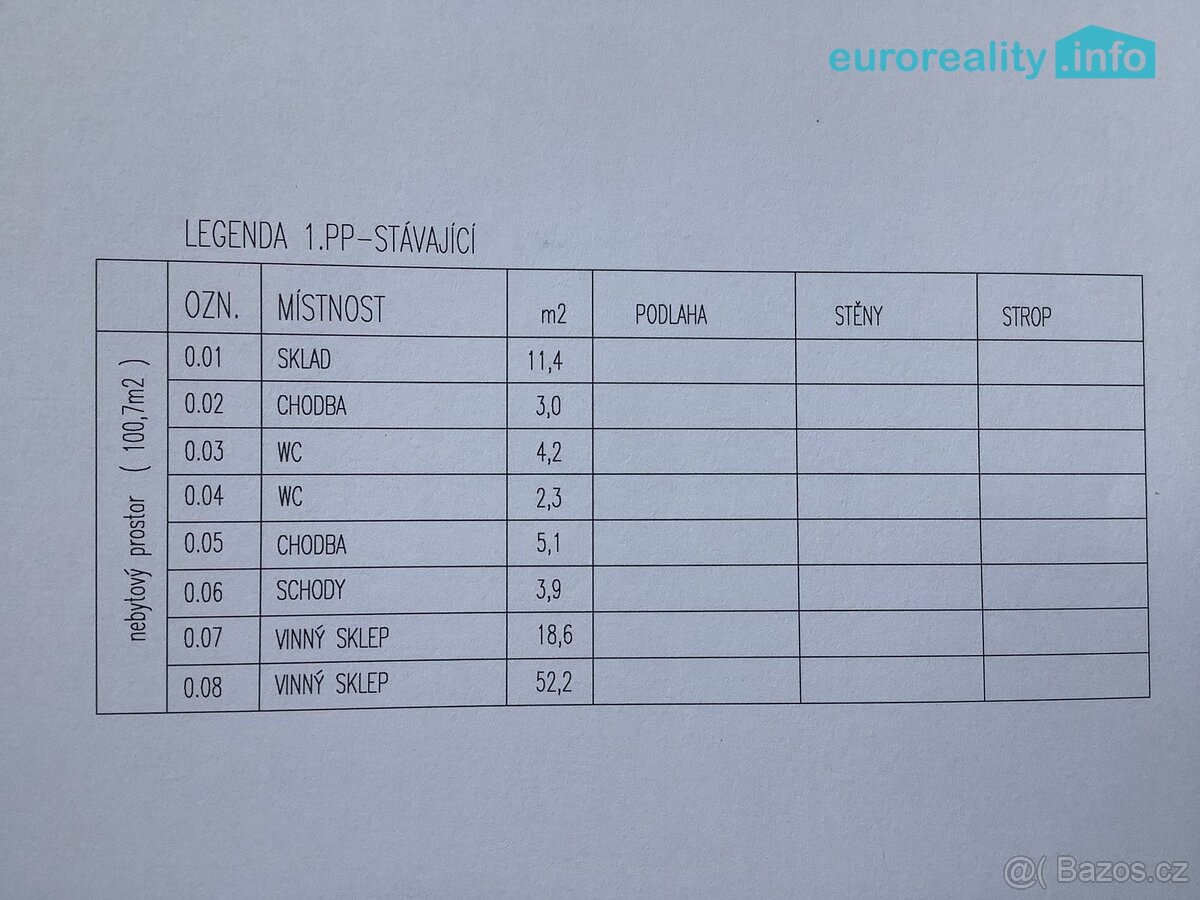 Prodej unikátního nebytového prostoru – vinný sklep s barem, - 17
