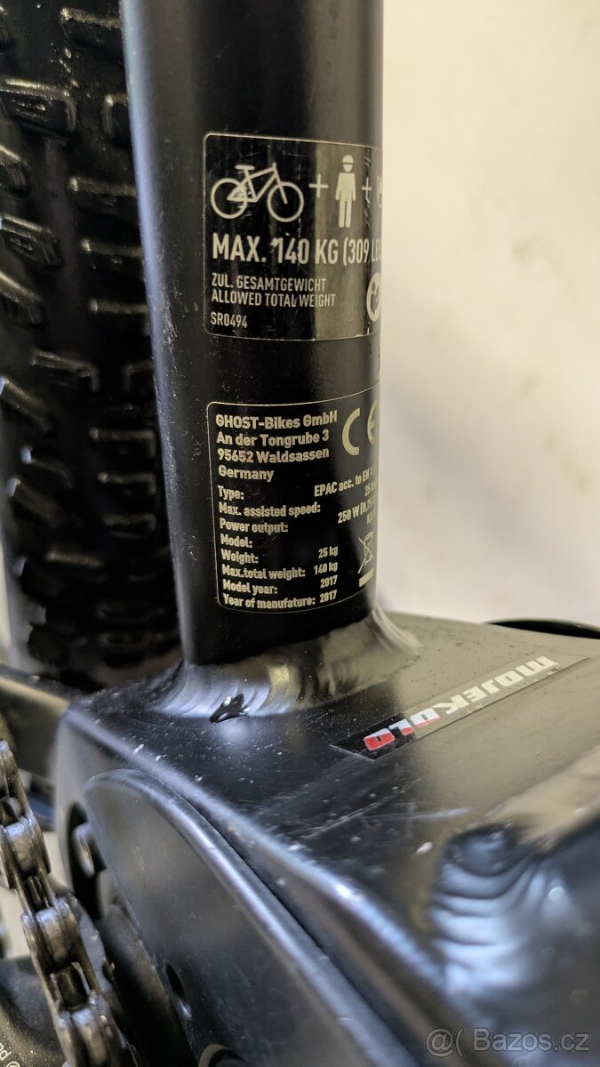 Elektrokolo Ghost Kato 29" vel. L shimano motor , CHIP - 17