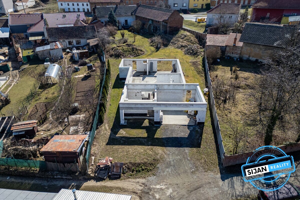 Prodej rozestavěného domu, pozemek 1 236 m² - Určice - 17