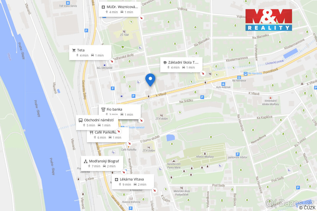 Pronájem kancelářského prostoru, 76 m², Praha, ul. Lehárova - 17