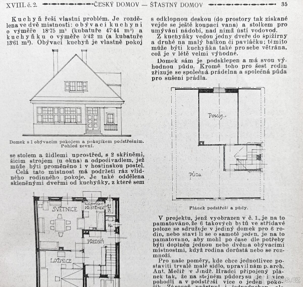 Časopisy Šťastný domov, dva kompletní ročníky 1923 a 1924 - 17