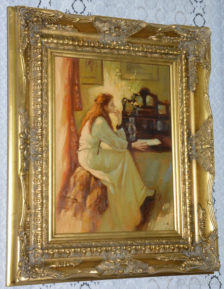 Obrazy - olej na desce - 17