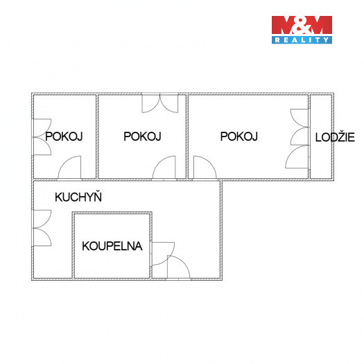 Prodej bytu 3+1, 57 m², Karviná, ul. Sovova - 17