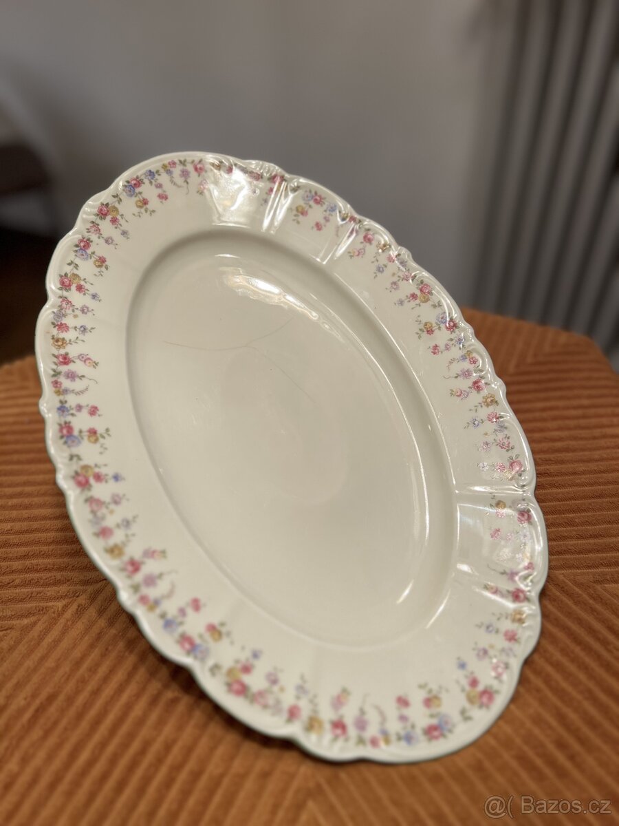 Krásná starožitná jídelní sada porcelánová sada - 17