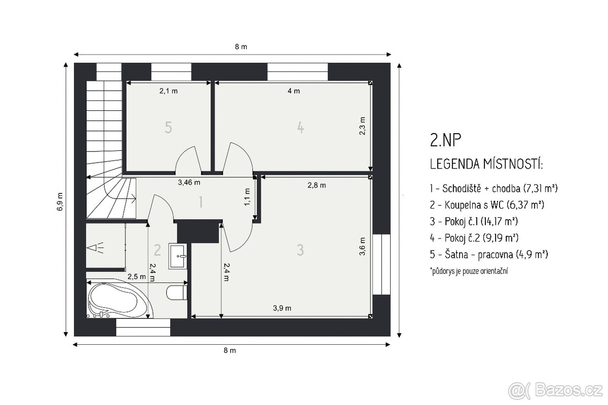Prodej novostavby Pustiměř, okres. Vyškov - 17