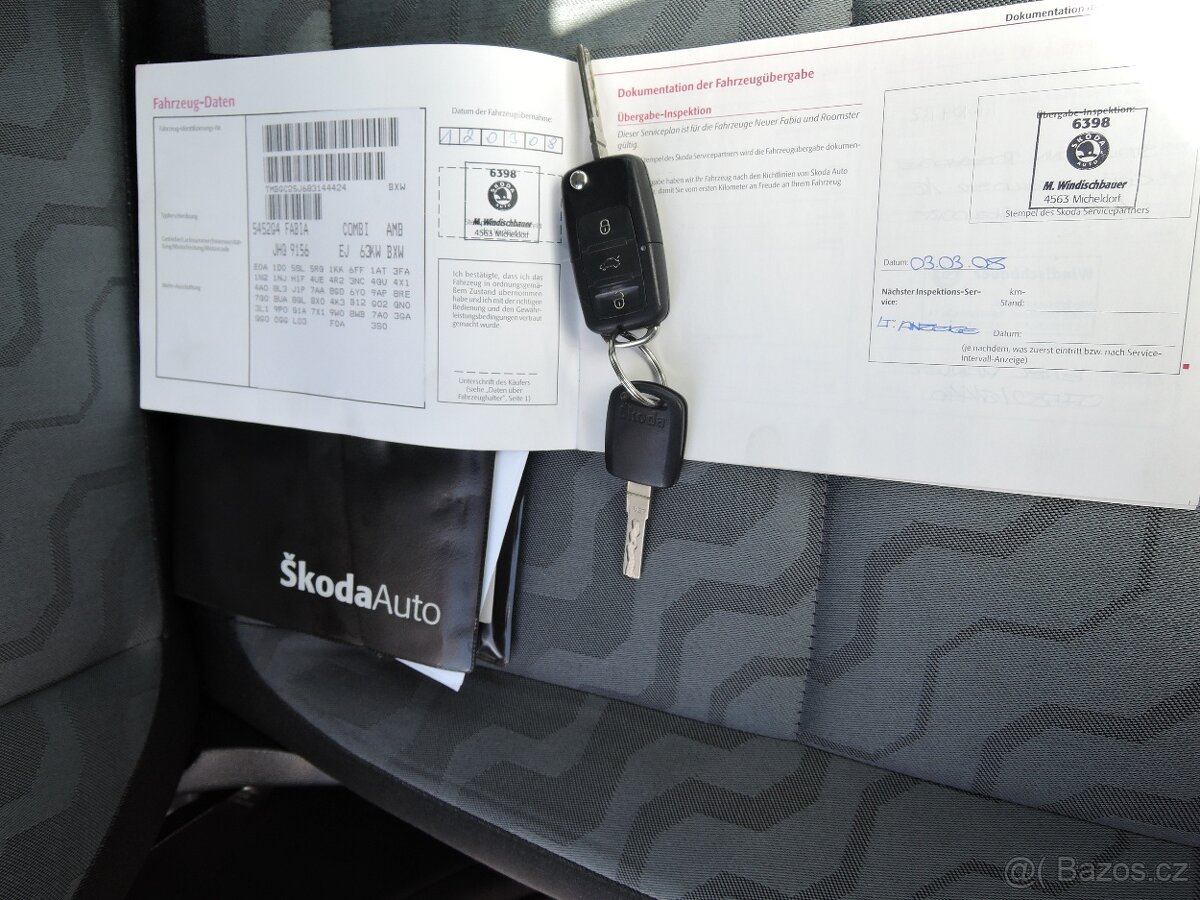 Škoda Fabia, 1,4i 16V Servis 1.maj. - 17