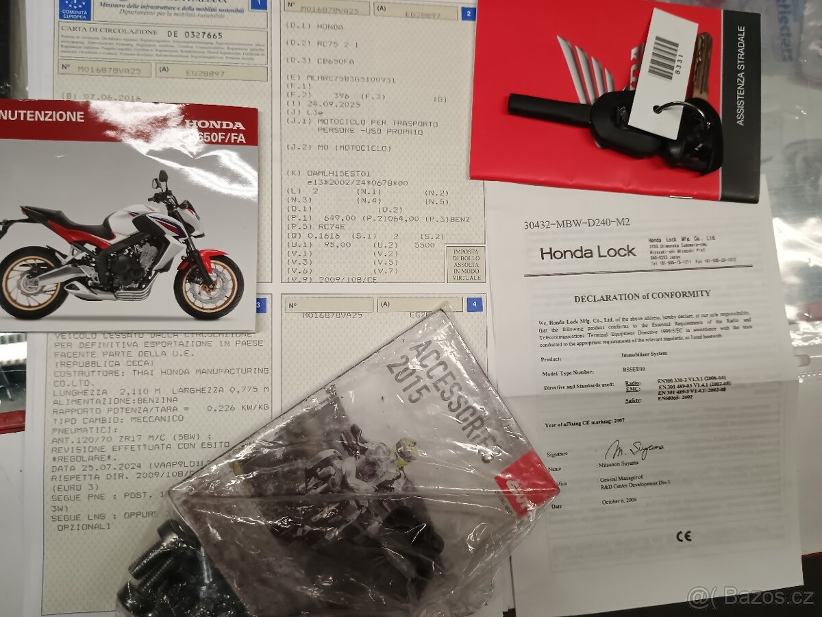 HONDA CB650F TOP STAV 13000KM - 17