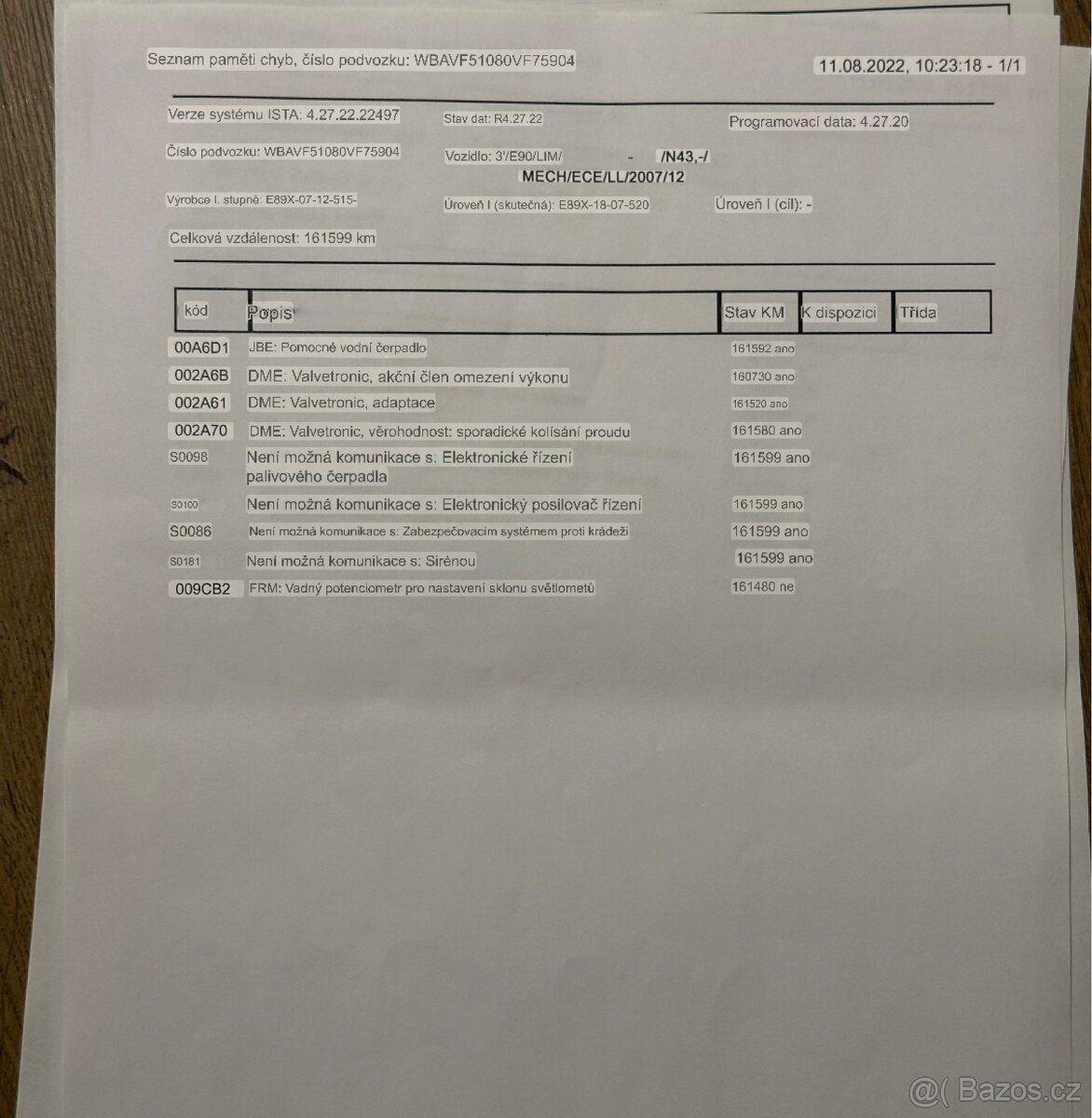 BMW 3 E90 320i 110kW – 191 000 km - 17