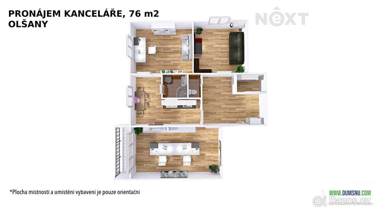 Pronájem byt 3+1, 76㎡ - 17