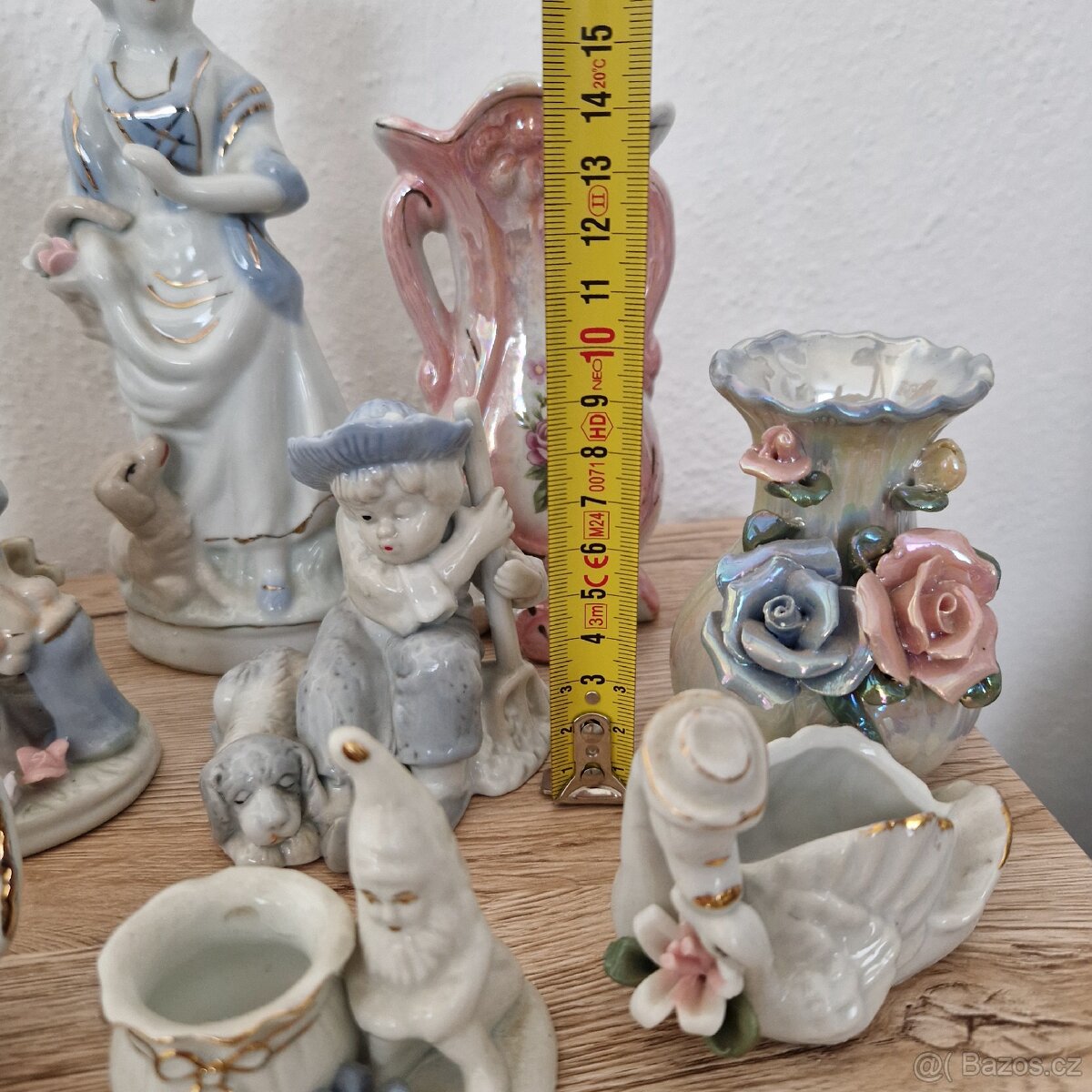 Porcelánové sošky a vázičky mix - 17