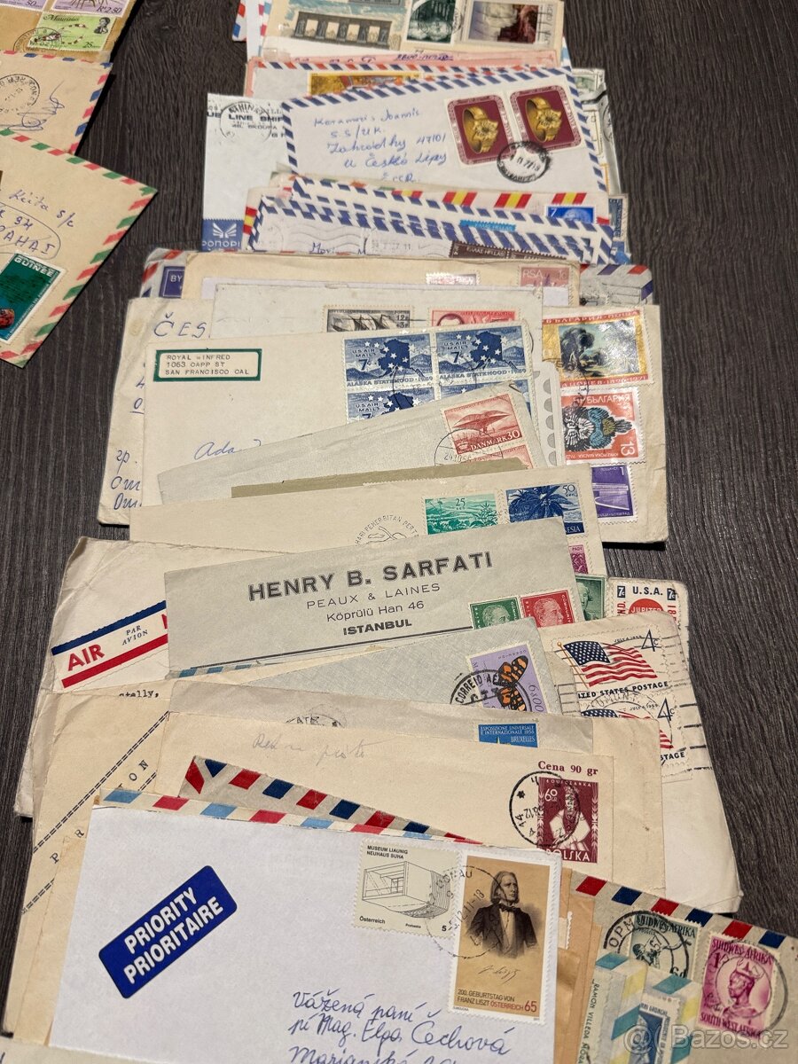 Sbírka známek, poštovní známky - přes 560 kusů celistvostí - 17